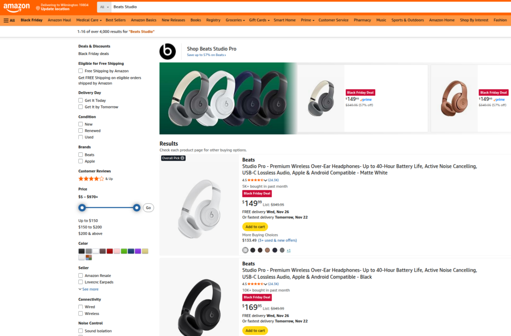 web crawler API e-commerce data types