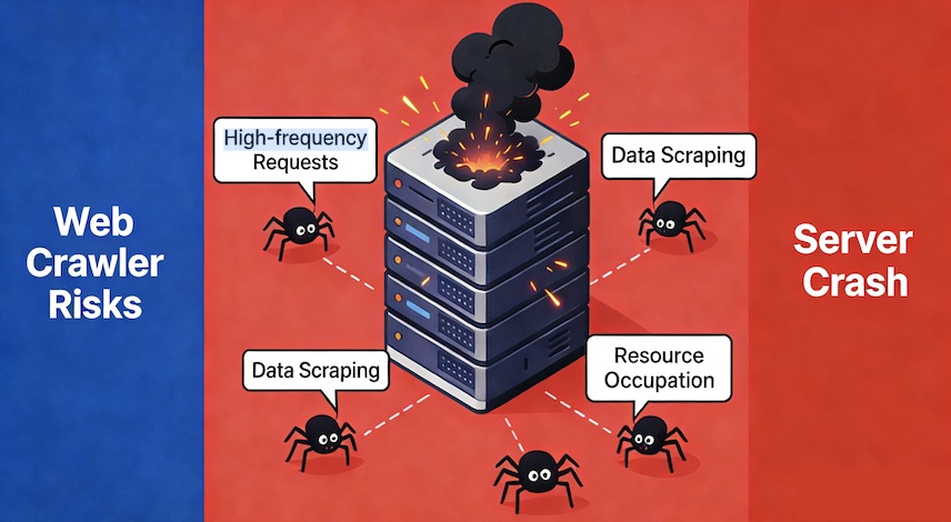 Web Crawling Risks overview diagram